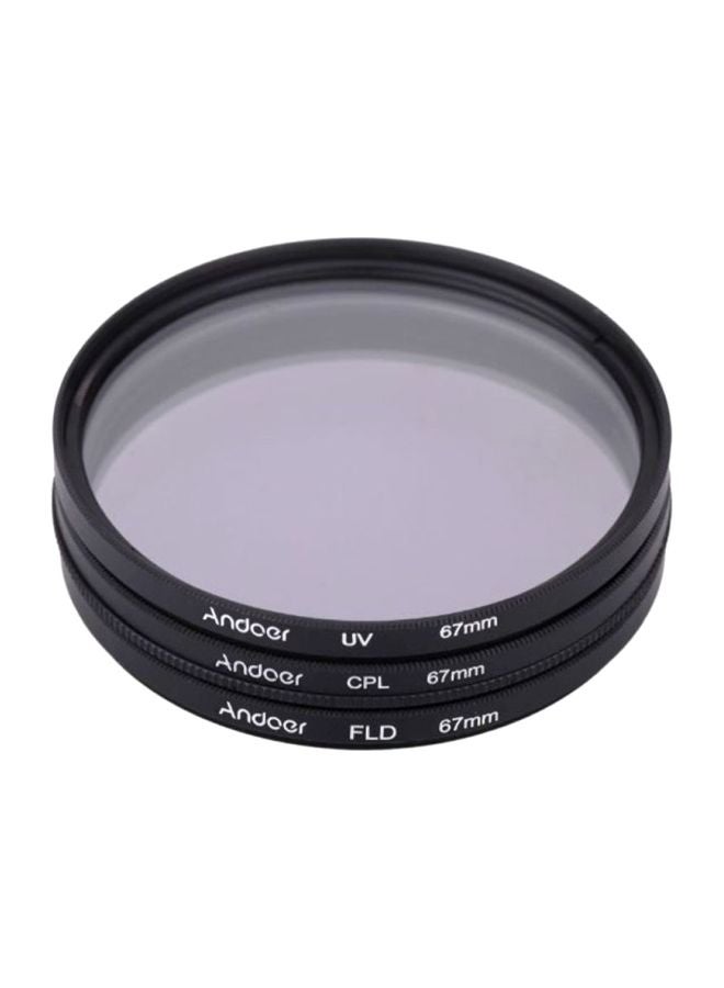 ANDOER Circular Polarized Lens Filter Black/Clear  - Image 1