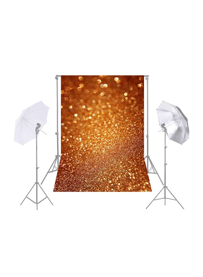 ANDOER - Photography Background Glitter Light Bokeh Spot Sequin Backdrop Digital Printed Photo Studio Props Brown/White - Image 1