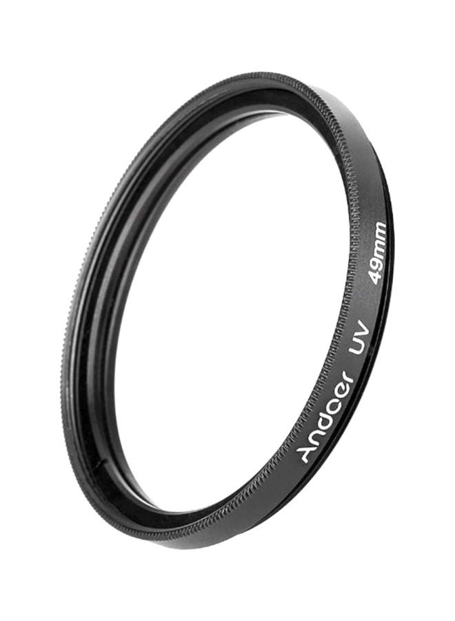 ANDOER UV Protector Lens Filter 4.9cm Black/Clear 