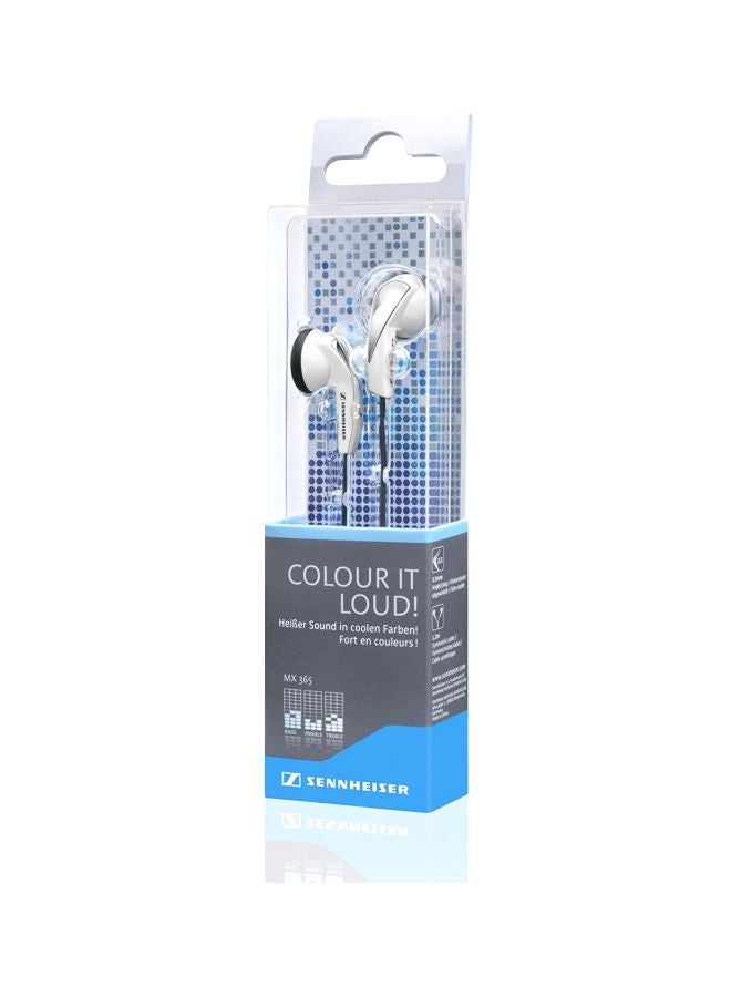 MX 365 In-Ear Headset Black/White