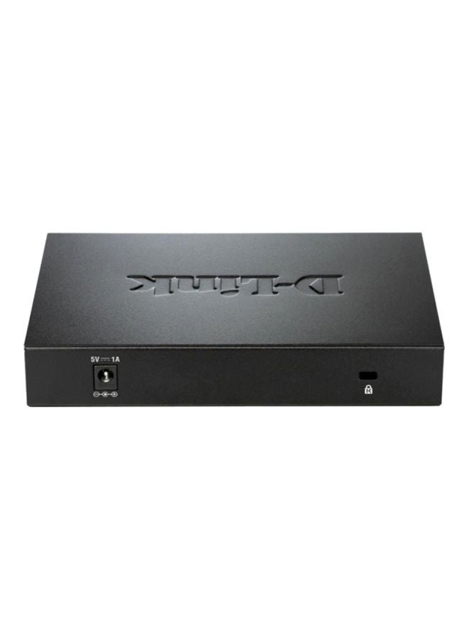 D-Link - 8 Port Gigabit Unmanaged Metal Desktop Switch | DGS-108 Black - Image 1