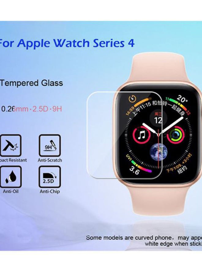 Voberry - Tempered Glass Screen Protector Film For Apple Watch Series 4 40mm Clear - Image 1