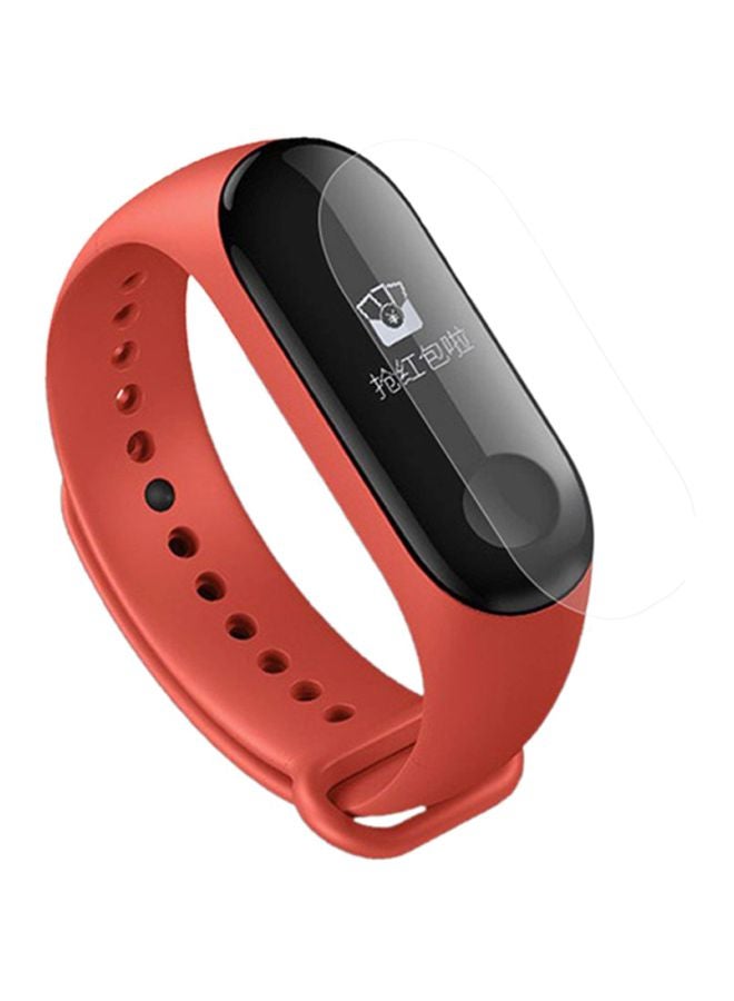Voberry 2-Piece Tempered Glass Screen Protector For Xiaomi Mi Band 3 Clear  - Image 1