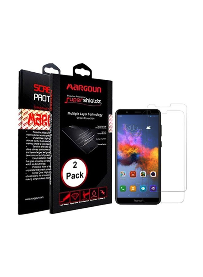MARGOUN 2-Piece 5D Screen Protector Set For Huawei Honor 7X Clear - Image 2
