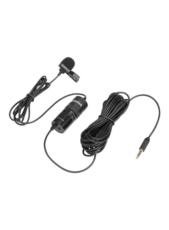 Omni Directional Lavalier Mic With Heaphone Socket M1 Pro BY-M1 PRO Black - v1617461985/N41397915A_1