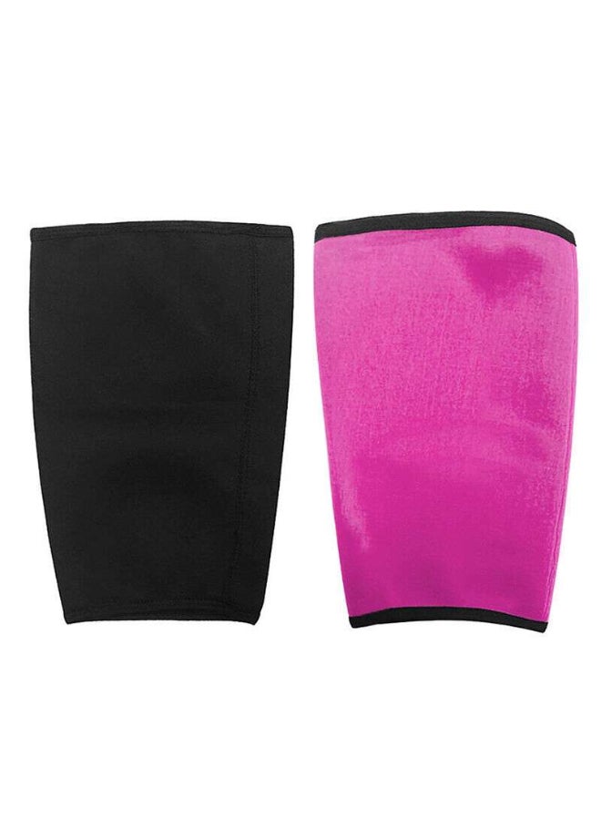 Weight Loss Sweating Leg Wrap Set Pink/Black