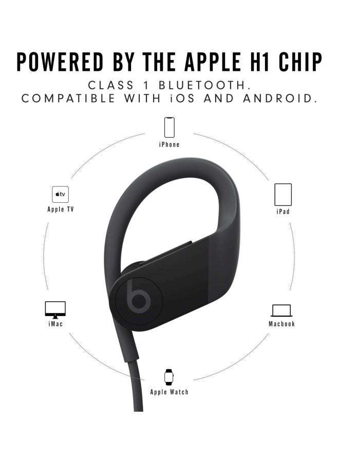 beats - Powerbeats High-Performance Wireless Earphones Black - Image 1