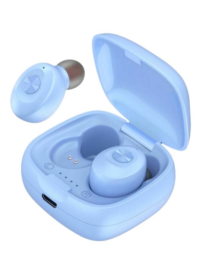 بيوينتي سماعة رأس لاسلكية تعمل بتقنية البلوتوث أزرق - Image 4