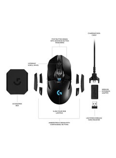 Logitech G903 Wireless Gaming Mouse With Powerplay Charging Black/Blue  - Image 3