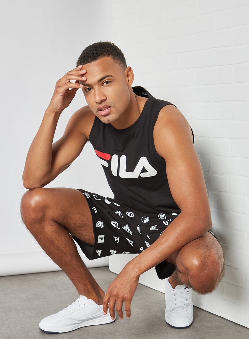 FILA Tie Dye Sleeveless Vest Black  - Image 3