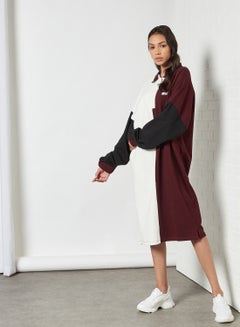CRIMINAL DAMAGE Colorblock Polo Dress Purple/Multi  - Image 3