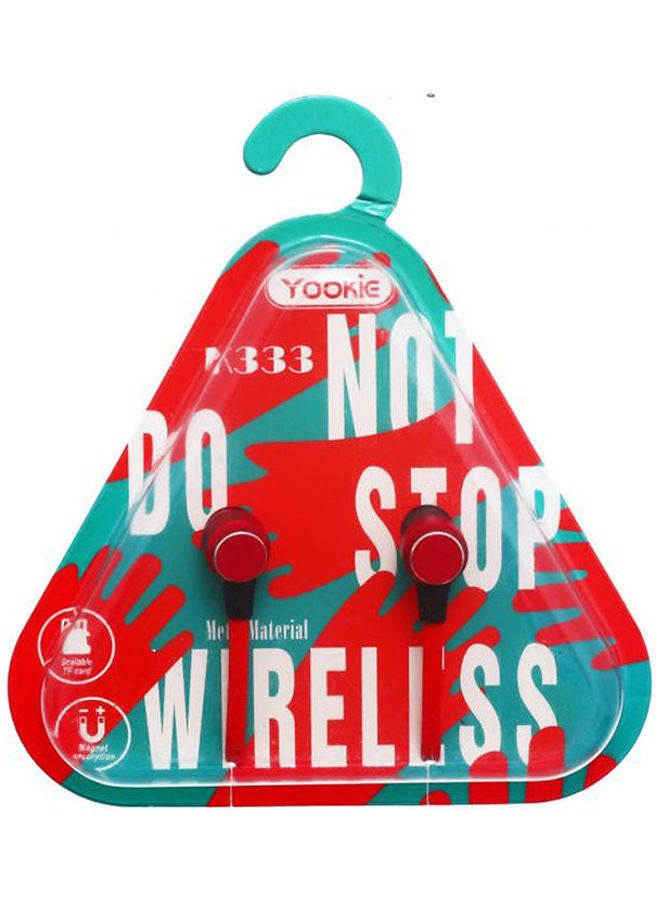 Yookie Stereo In-Ear Wired Earphone With Microphone Red