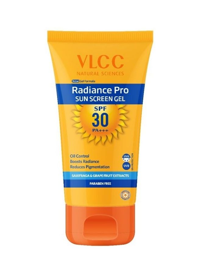 VLCC - Radiance Pro SPF 30 Sun Screen Gel 100grams - Image 1