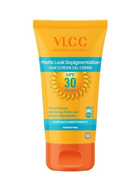Matte Look SPF 30 Sun Screen Gel Creme 100grams