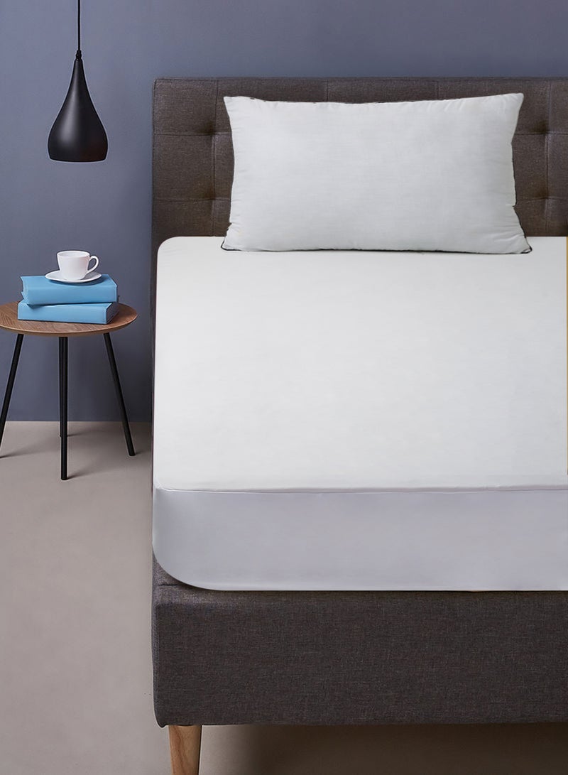 Noon East Waterproof Encasement - 140X200 Cm - Crop White 16 - 100% Waterproof - Protector Crop White 16 Twin  - Image 1