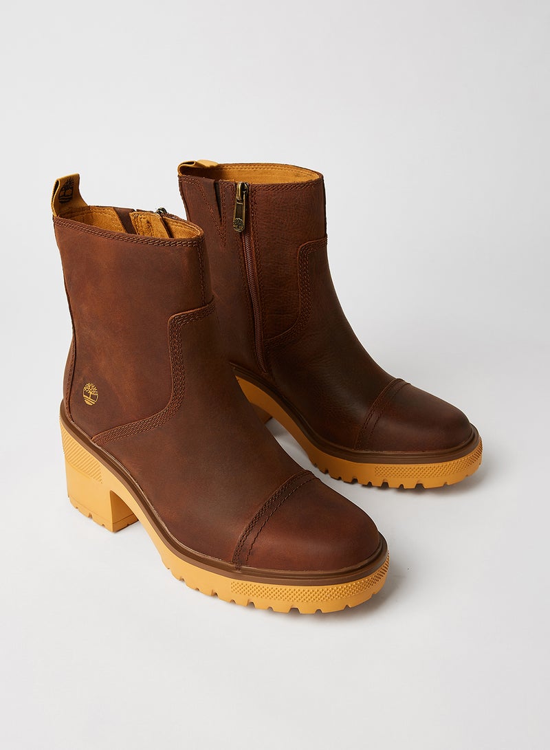 Timberland - Silver Blossom Side Zip Boots BUCKTHORN BROWN - Image 1
