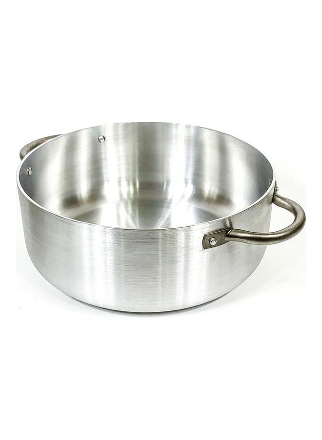 Aluminum Cookware Pan Silver 30cm