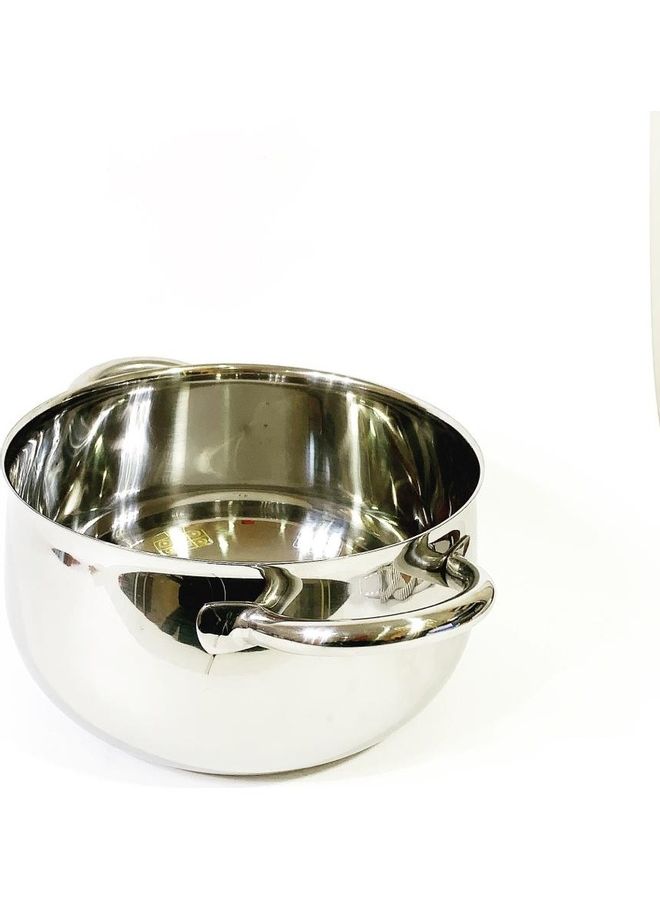 Aluminum Cookware Pan Silver 24cm