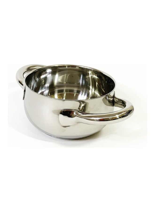 Aluminum Cookware Pan Silver 14cm
