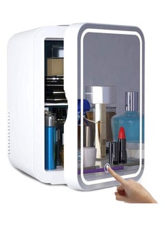 Generic Mini Makeup Beauty Fridge with Mirror 4 L Fridge3245 White  - Image 1