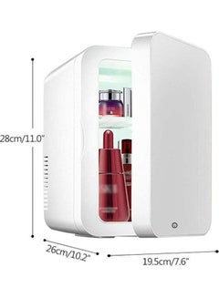 Generic Mini Makeup Beauty Fridge with Mirror 4 L Fridge3245 White  - Image 5