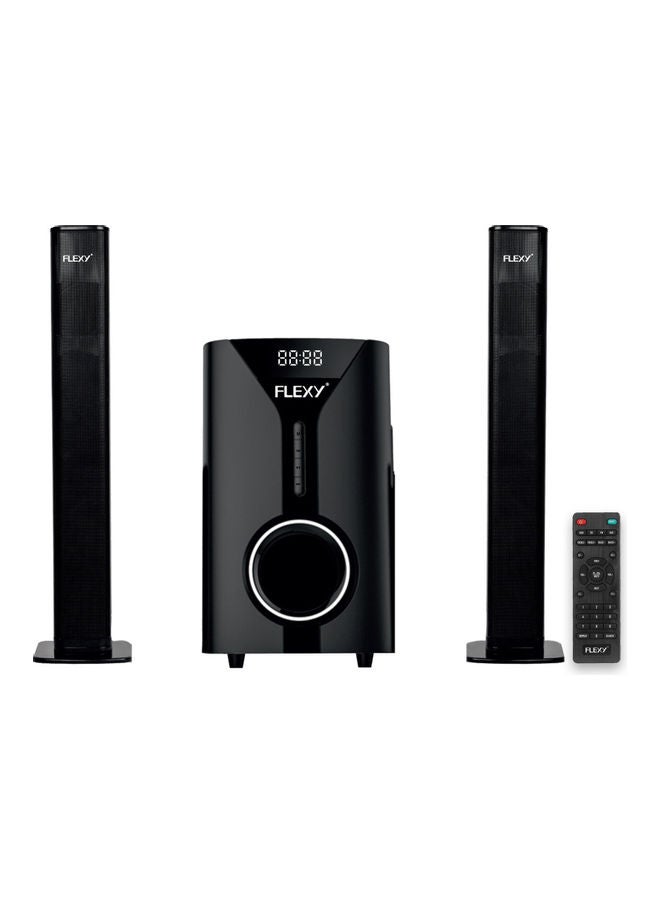 Flexy - 2.1 Channel Home Theater System With Remote HQ80HM Black - Image 1