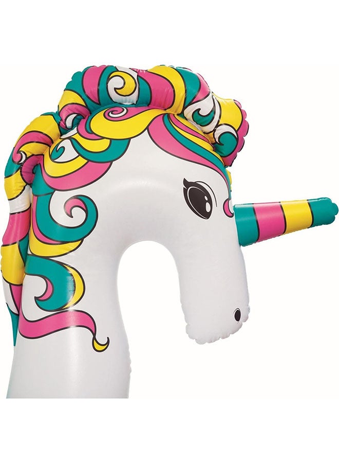 بست واي عوامة يونيكورن آيلاند ضخمة للاسترخاء في حوض السباحة 5.9x4.04متر - Image 3