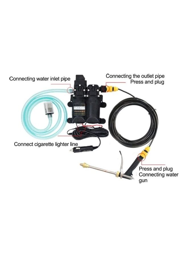 Generic - Portable High Pressure Car Washer With Electric Clean Spray Gun Set Multicolour - Image 1