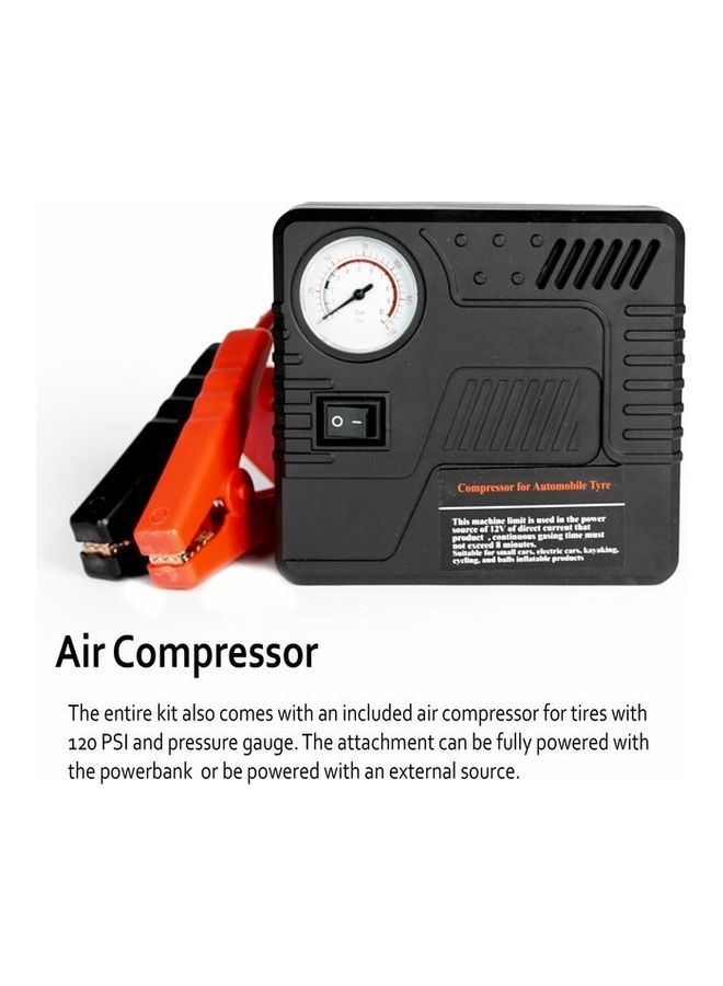 Generic Portable Jump Starter With Air Compressor  - Image 4