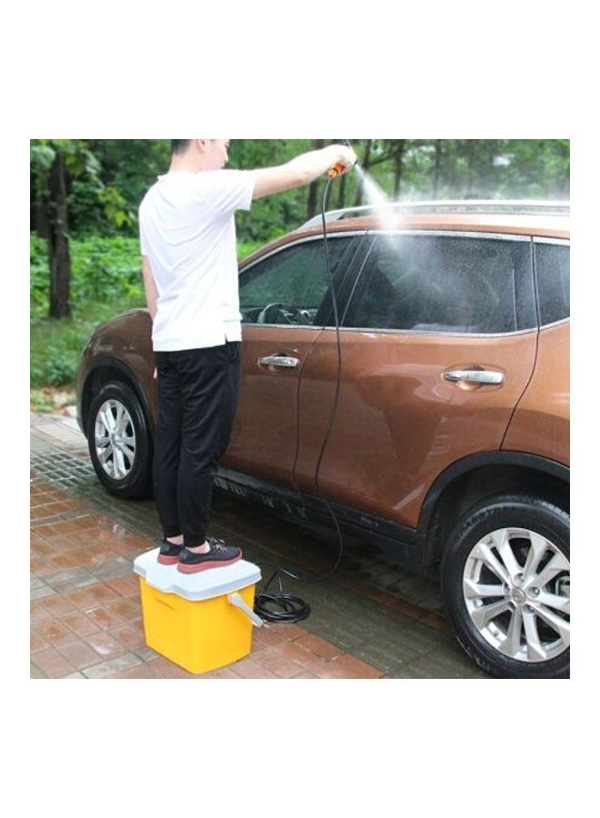 طقم مكنسة كهربائية صغيرة للسيارة مع منشفة - Image 5