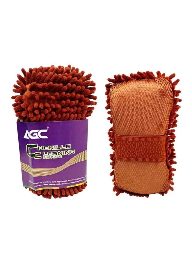 Agc Double Sided Car Washing Microfiber Cleaning Glove - Image 1