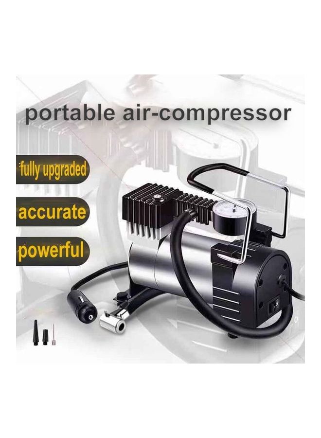 Safari Car Air Compressor Portable Metal Single Cylinder Auto Inflator Pump - Image 3