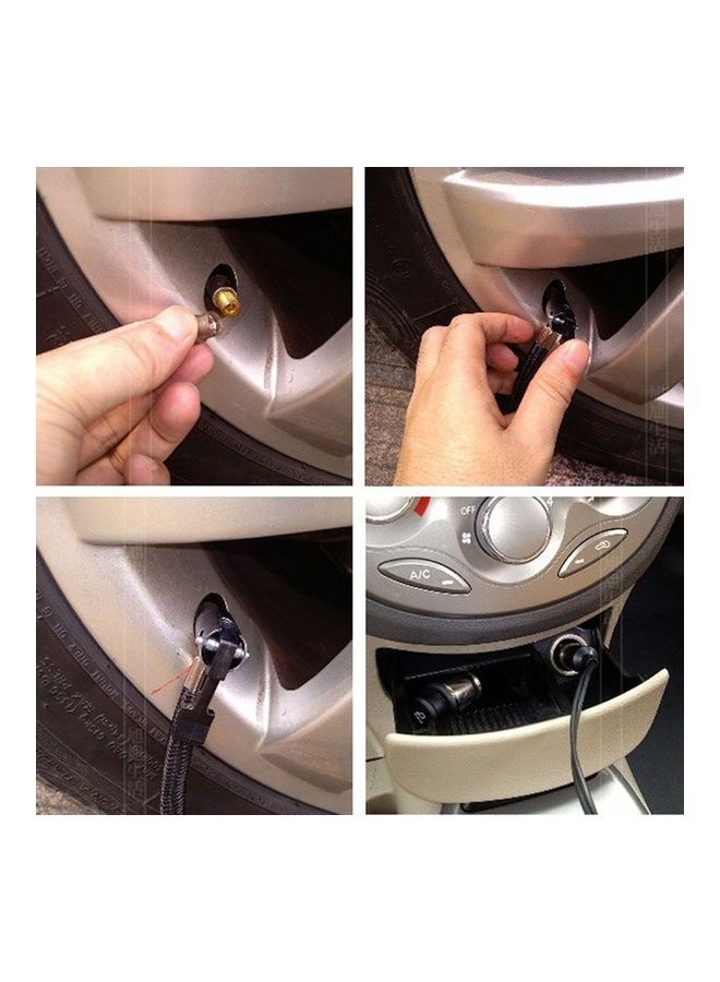 Safari Car Air Compressor Portable Metal Single Cylinder Auto Inflator Pump - Image 4