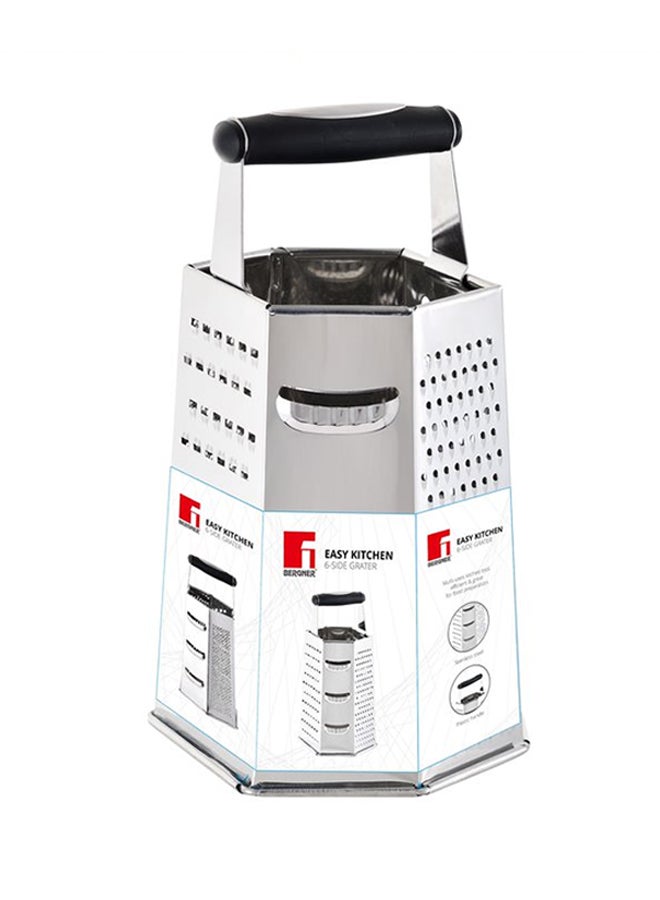 BERGNER - Easy Kitchen 6 Sided Grater Multicolour 22.5cm - Image 1