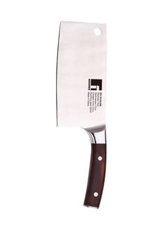 Wolfsburg Chopper Knife Wooden Handle Brown/Silver 17cm
