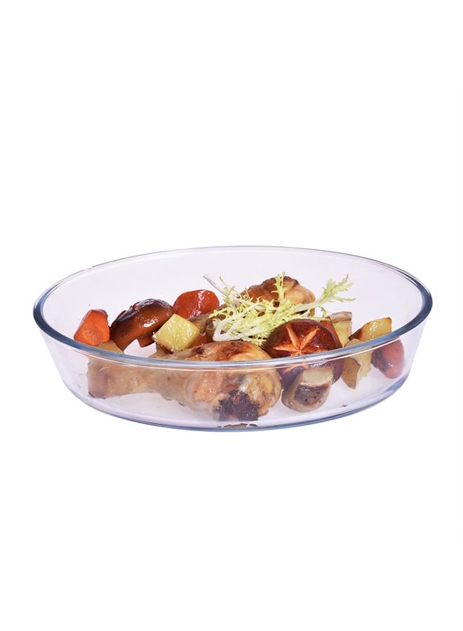 TALIONA Oval Glass Baking Dish Clear 2.4Liters - Image 4