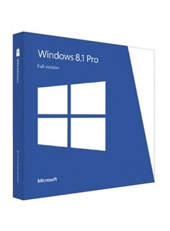 Windows 8.1 Pro 64-Bit Arabic DVD-CD Blue/White