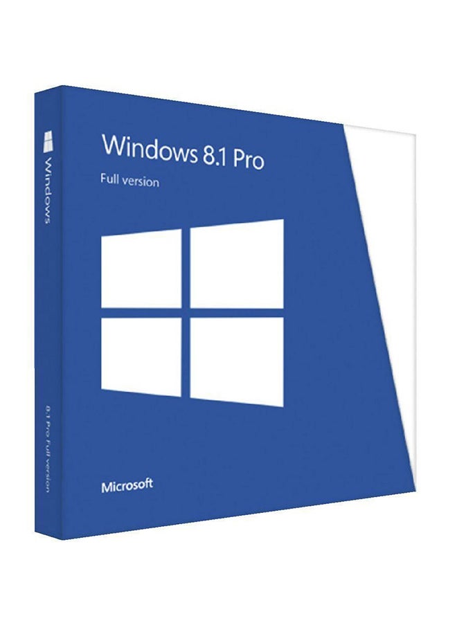 Microsoft - Windows 8.1 Pro 64-Bit Arabic DVD-CD Blue/White - Image 1
