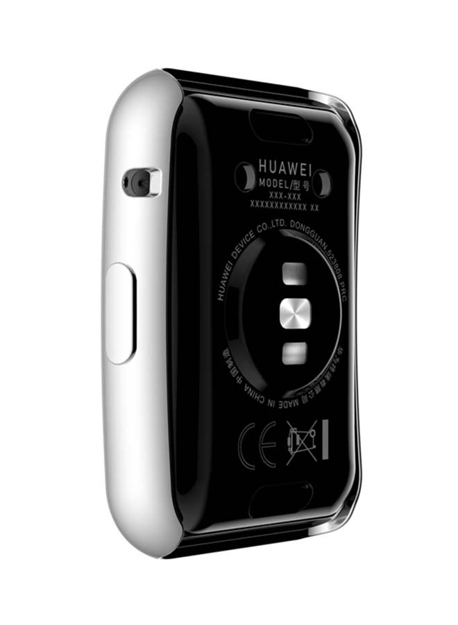 3-Pieces of Full Cover for Huawei Watch Fit 5x4x1.20cm Clear/Grey/Black