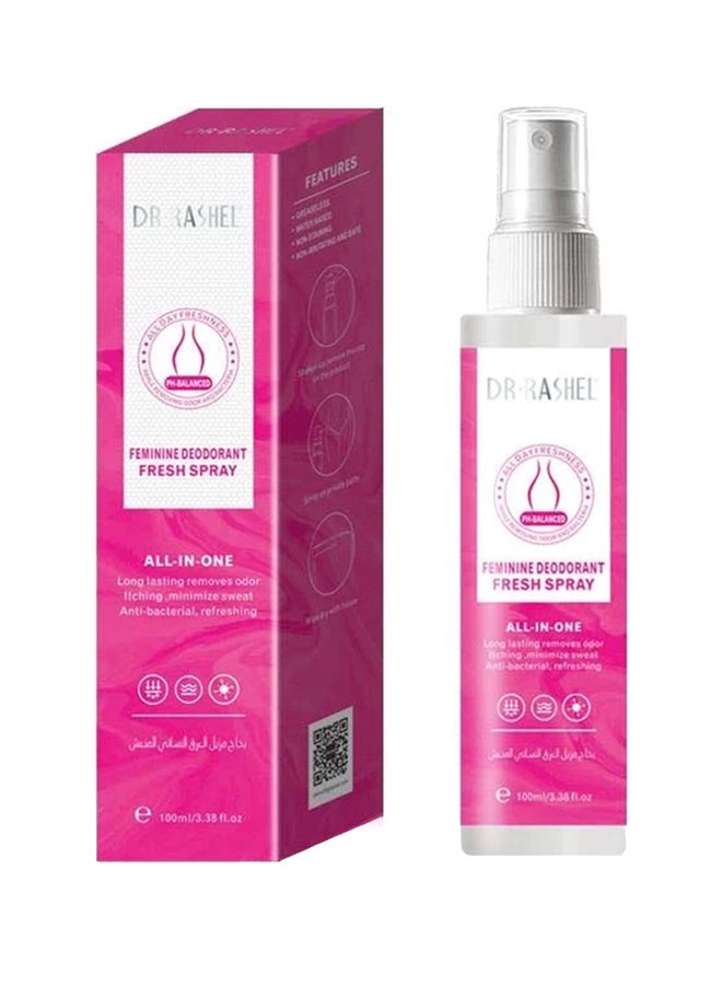 DR. RASHEL - Femine Deodorant Fresh Spray 100ml - Image 1