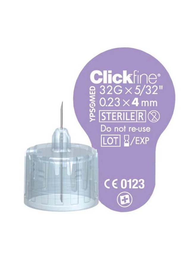 Clickfine - 100-Piece Diamond Tip Insulin Pen Needle - Image 1