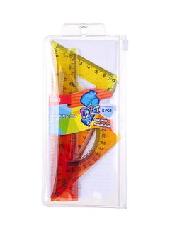 Deli School Supplies Ruler Set Multicolour 