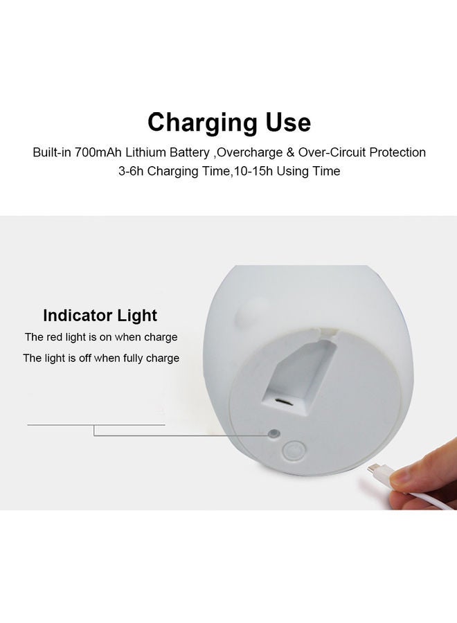 Generic - Lovely LED Tapping Light Lamp with Remote Control Yellow - Image 1