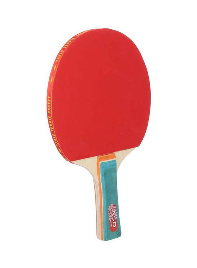 Generic Table Tennis Racket with Carrying Case Multi Color 1.0 Piece  - Image 1