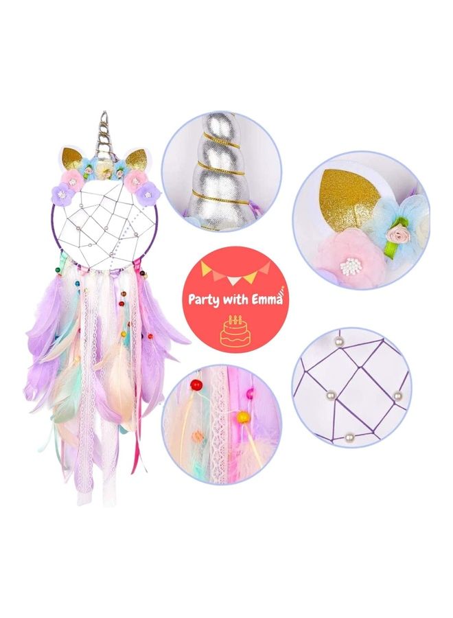 بارتي ويذ إيما صائدة أحلام على شكل يونيكورن متعدد الألوان 20x72سم - Image 3