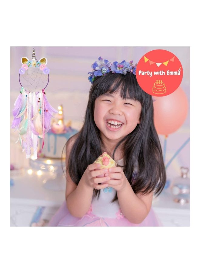 بارتي ويذ إيما صائدة أحلام على شكل يونيكورن متعدد الألوان 20x72سم - Image 4