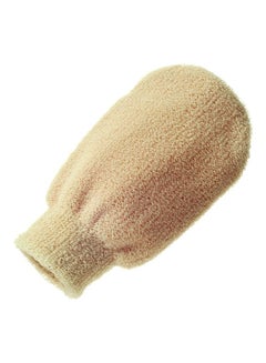 Hydrea London Professional Exfoliating Spa Massage Mitt Cream Beige 20grams  - Image 1