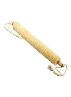 Hydrea London Natural Sisal Exfoliating Back Strap Japanese Spa Beige 20grams 