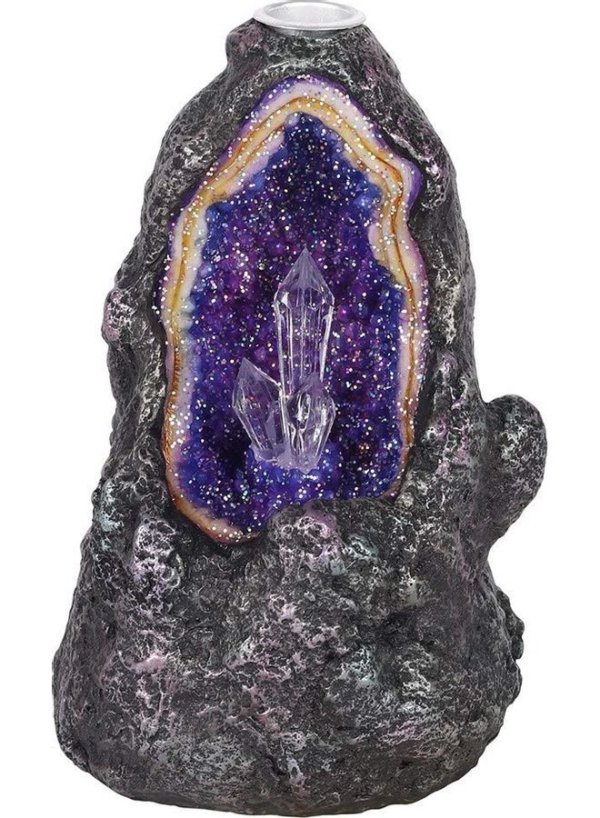 Generic - Glowing Crystal Cave Backflow Incense Burner Multicolour 30grams - Image 1