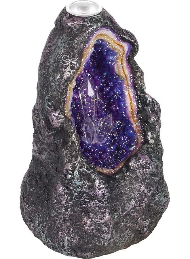 Generic - Glowing Crystal Cave Backflow Incense Burner Multicolour 30grams - Image 1
